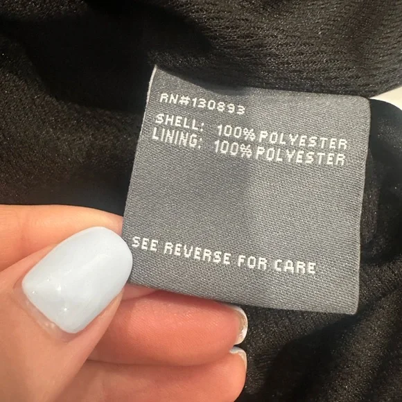 New Balance Mens Black & Blue Windbreaker Full Zip Jacket Size XL - Picture 7 of 8